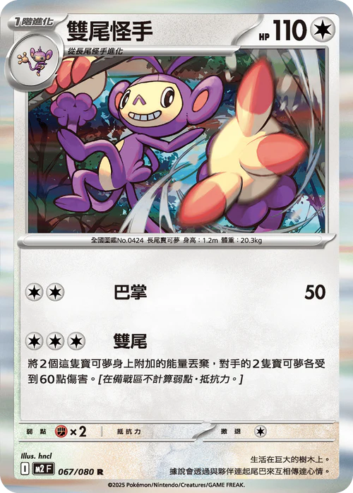M2F 067/080 R 雙尾怪手