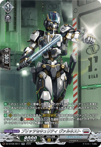 DZ-BT08/SR17 SR ブリッツセキュリティ ヴァルネスト