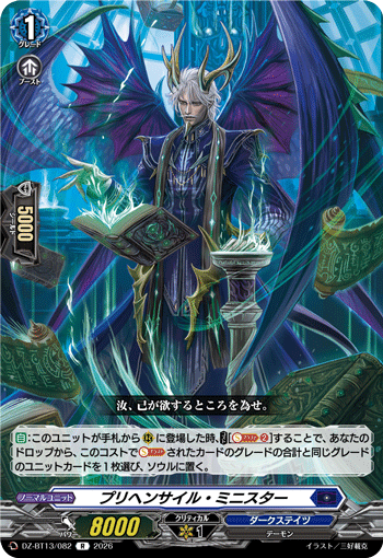 DZ-BT13/082 R プリヘンサイル・ミニスター